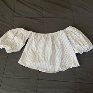 Fashion Nova Off Shoulder crop Top